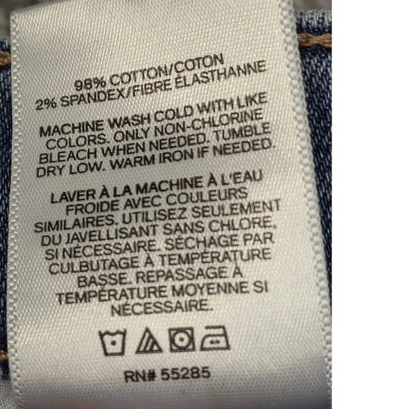 Express Mom Jean Super High Rise Light Wash Denim Women's Size 4R - Picture 7 of 8